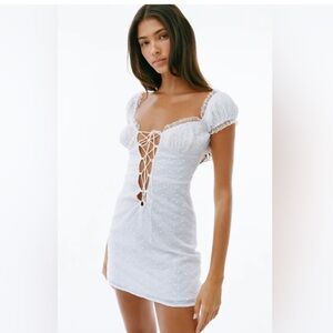 Never worn WITH JEAN white dress